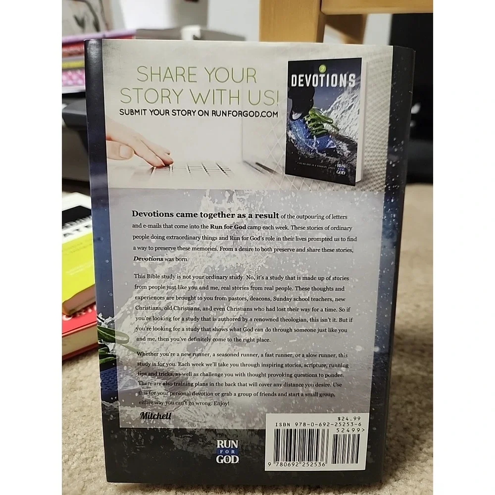 Run for God - Devotions - Volume Two by Run for God (2015, Hardcover)